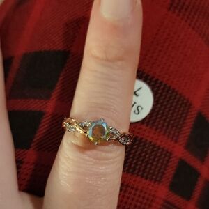 Fragrant Jewels Gold and Rainbow Ring